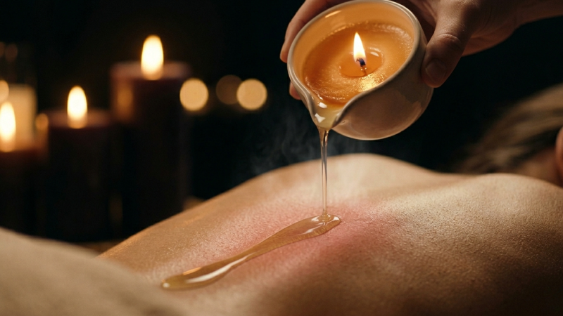 Hot candle massage