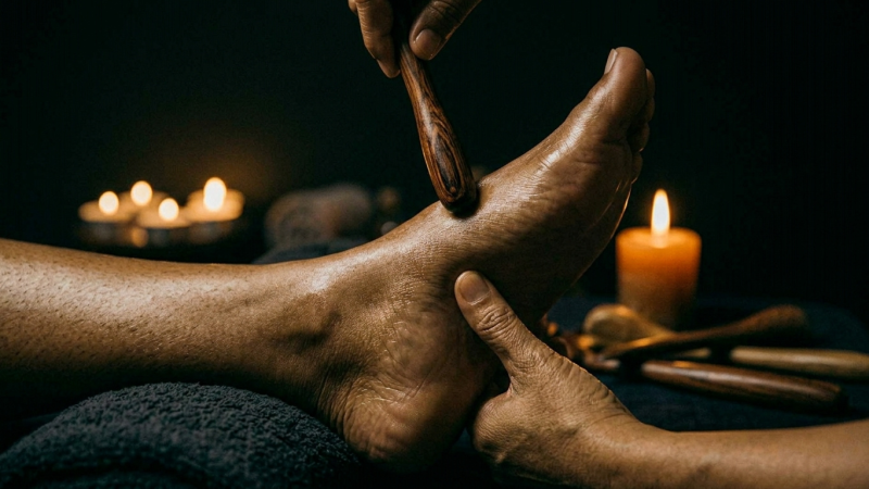 Thai foot massage