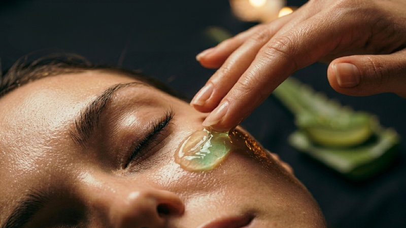 Aloe vera hydra facial